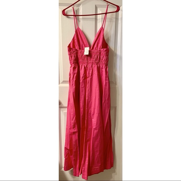 NWT Dottie Couture Pink Smocked Waist Tank Dress - Picture 4 of 9